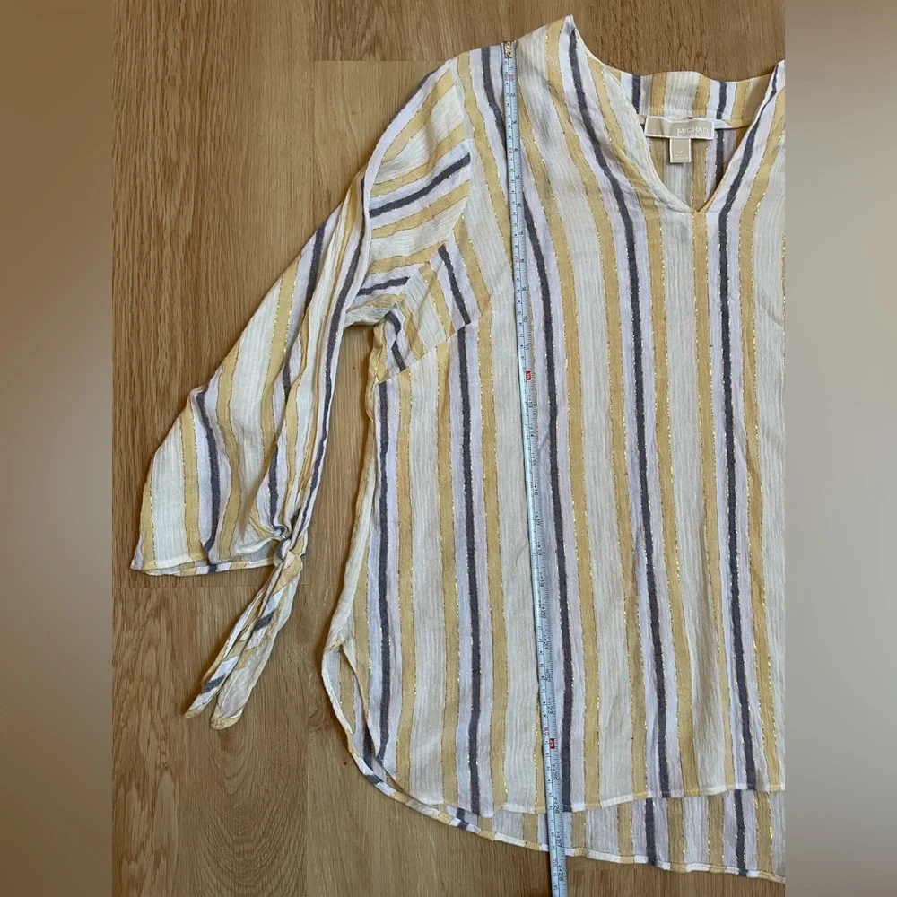 Michael Kors navy sleeves